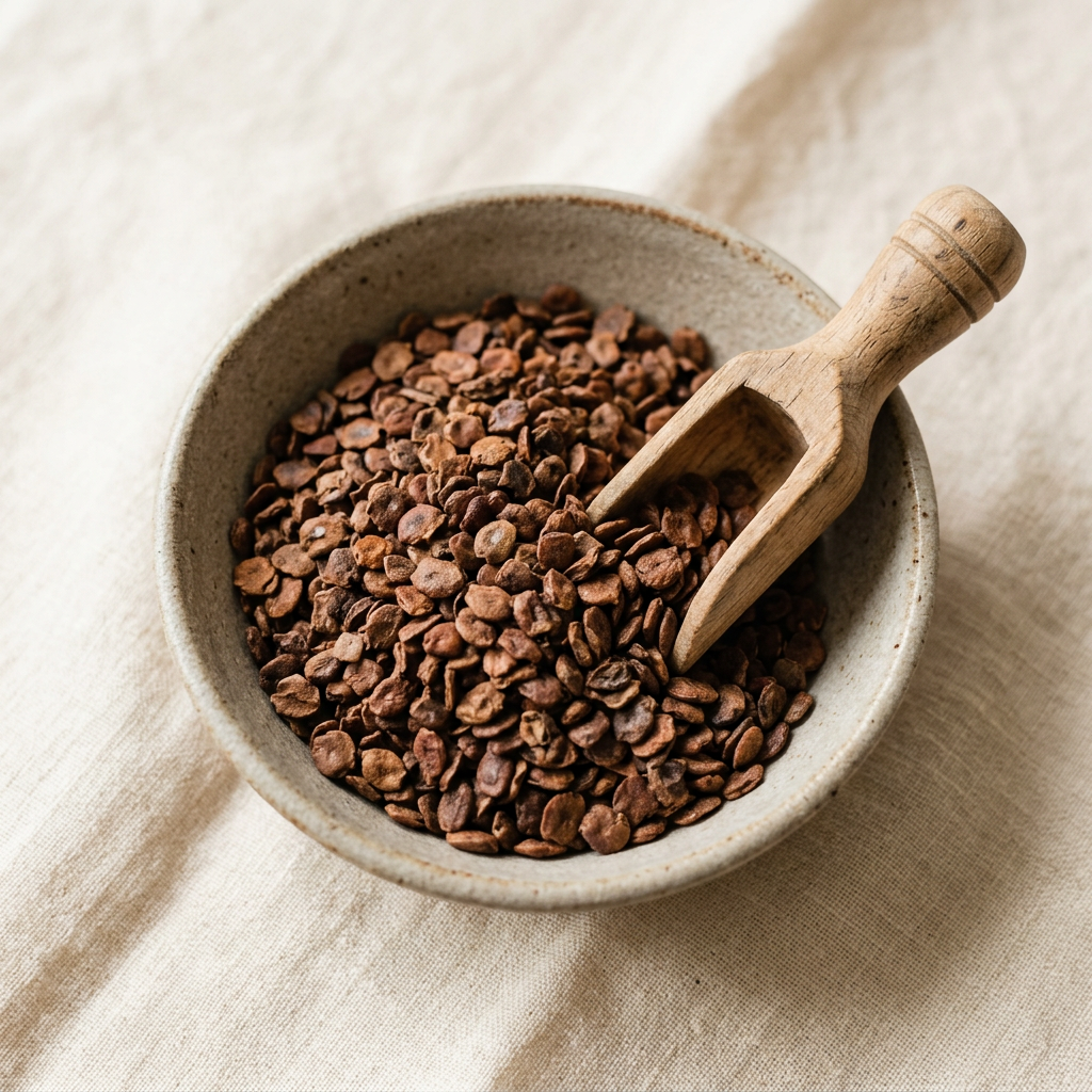 Sour Jujube Seed (酸枣仁) — dried whole seed, traditionally used for rest and calm for Rest & Calm